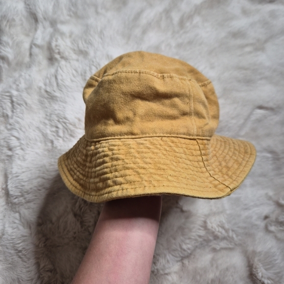 Mustard Yellow Bucket Hat Universal Thread Cotton Blend Fall Spring Summer Stree - Picture 2 of 9
